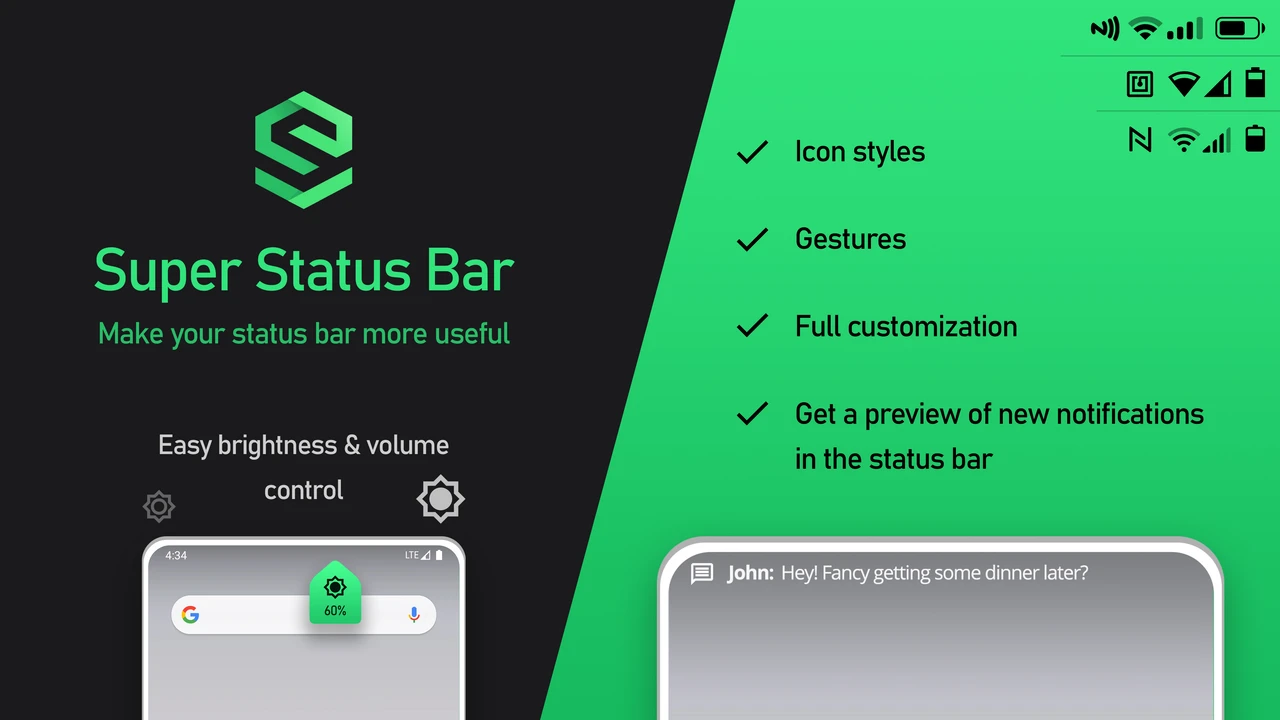 Super Status Bar preview