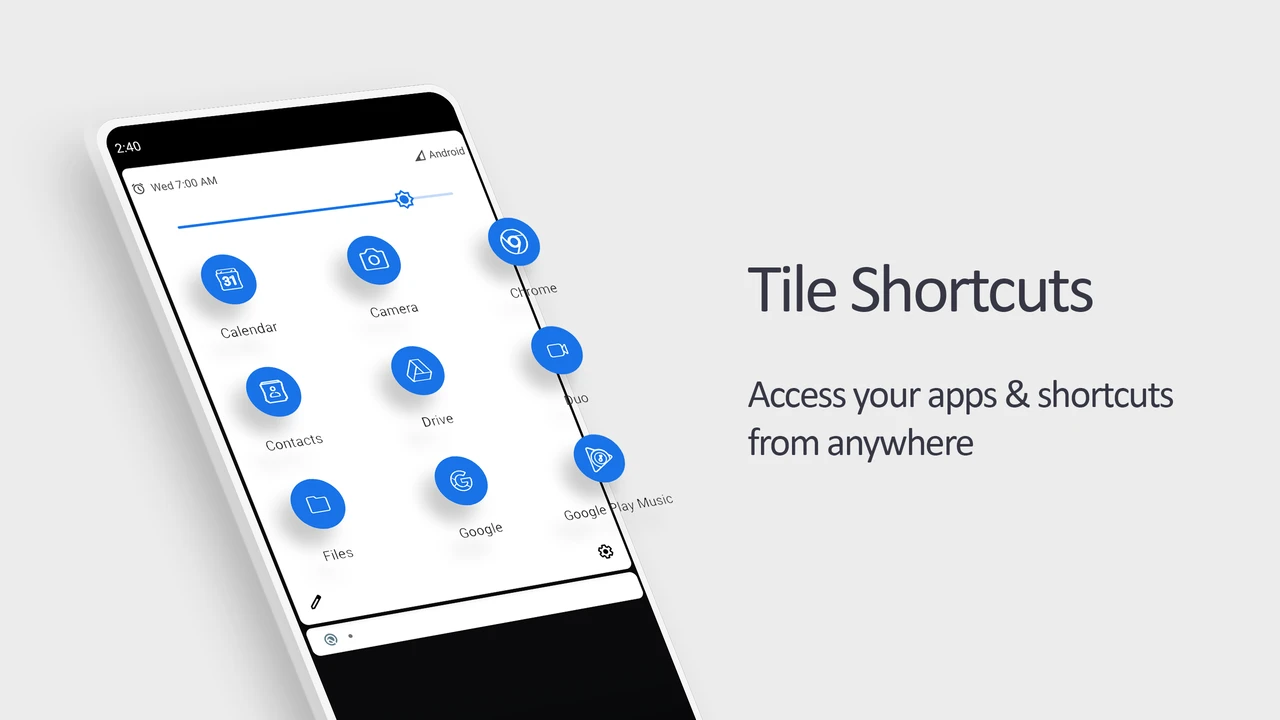 Tile Shortcuts preview